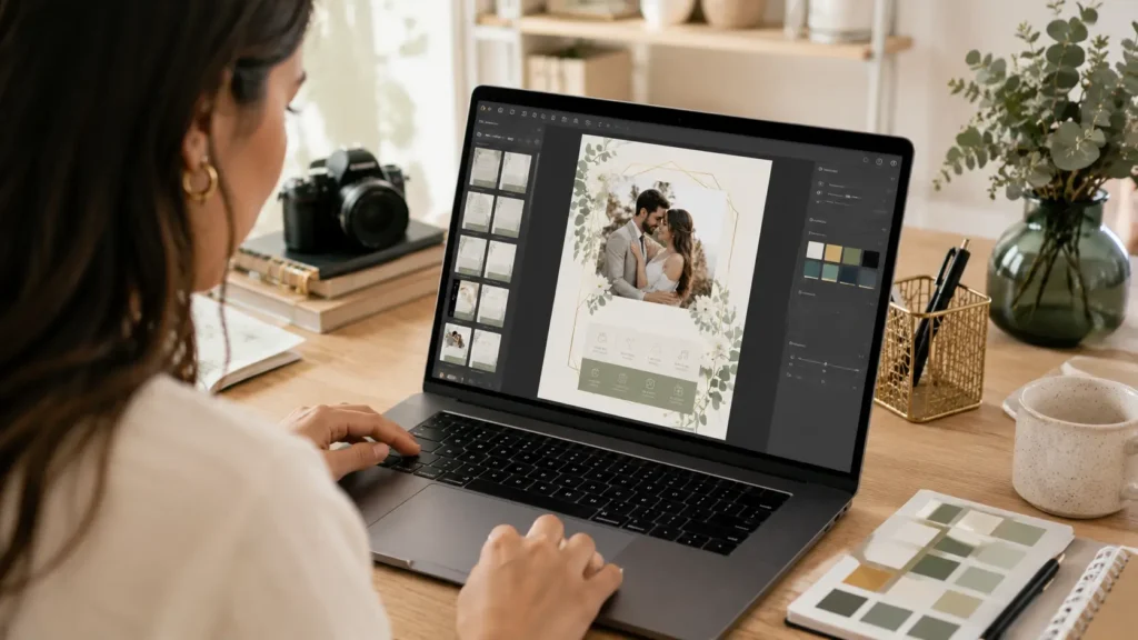 Invitación digital para boda completamente personalizada