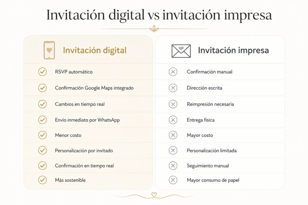 beneficios de las invitaciones digitales para bodas