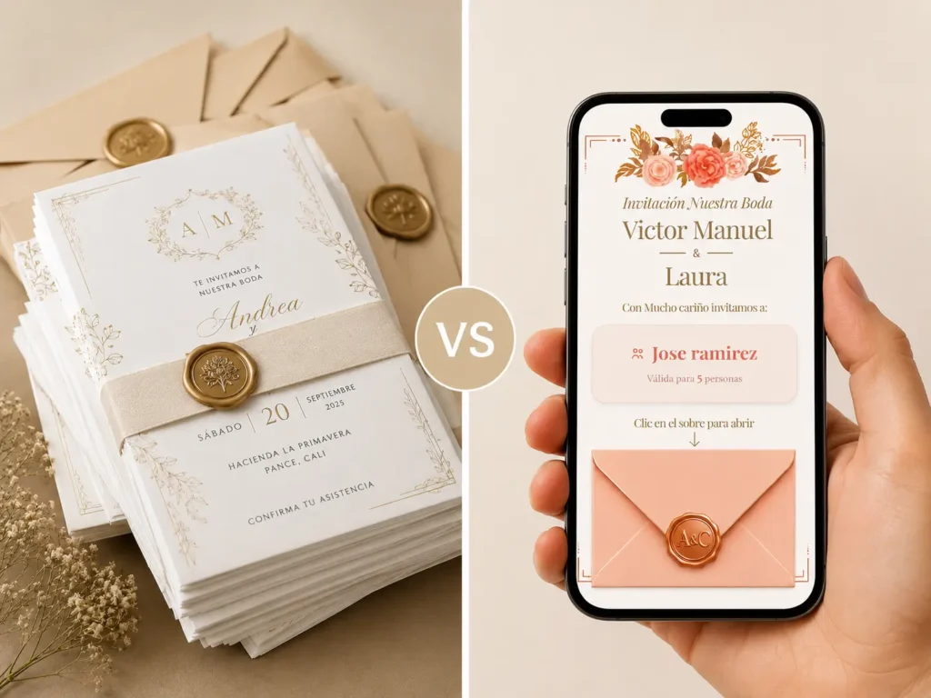 Cómo ahorrar dinero con invitaciones digitales: comparación de formatos