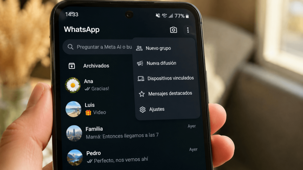 Cómo crear una lista de difusión en WhatsApp para invitados de boda